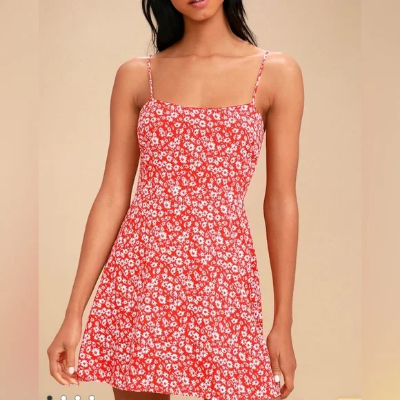 red floral skater dress Yours London Women's Plus Size Red 3D Floral Skater Dress Size 12